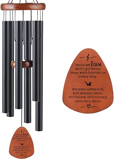 Outdoor garden memorial sympathy wind chimes