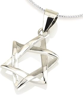 Sterling silver Star of David necklace