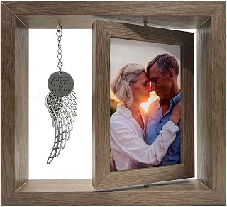 Rotatable 4×6 memorial picture frame