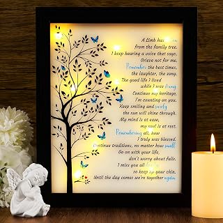 LED butterfly tree memorial shadow box
