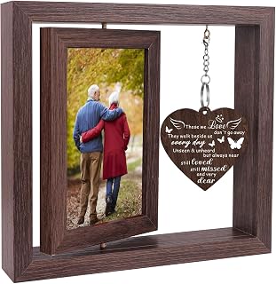 Sympathy memorial picture frame for mom or dad