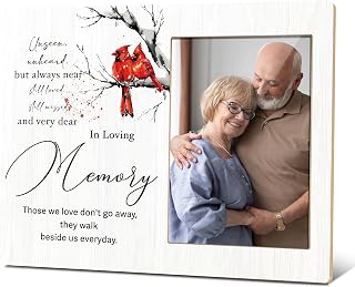 Cardinal in loving memory photo frame