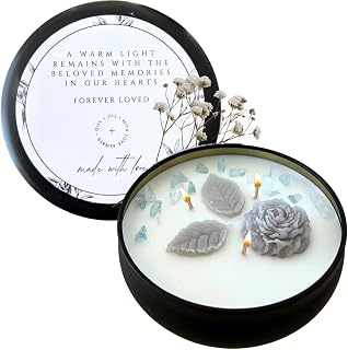 Thinking of You memorial sympathy candle