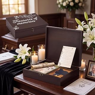 Large wooden celebration of life memory box