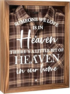 Clothing memorial shadow box shirt display