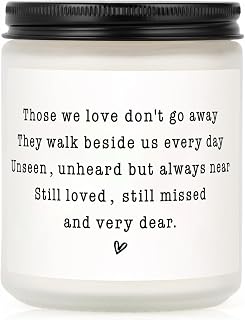 Grief remembrance sympathy candle, 7 oz